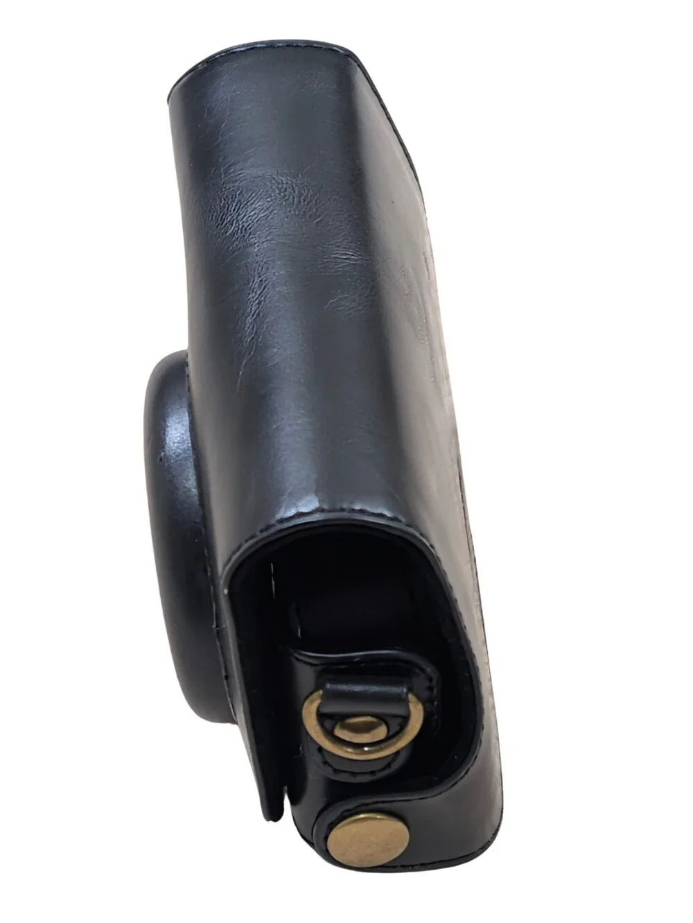 MegaGear Black Leather Camera Case Ever Ready Bag Strap